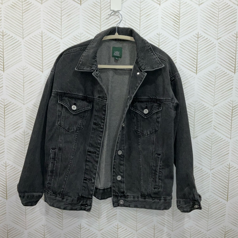 Wild Fable Charcoal Denim Jacket